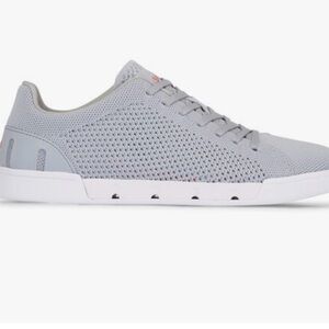 Men's SWIMS Breeze Tennis Knit Sneakers in light gray sz 10